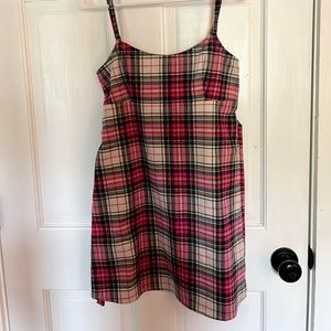 Brandy Melville plaid mini dress